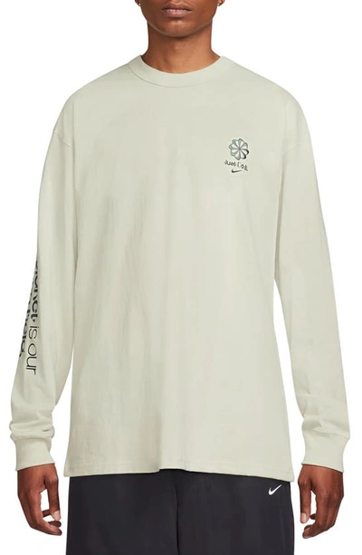 Shop Nike Max90 Playing Field Long Sleeve Graphic T-shirt In Sea Glass