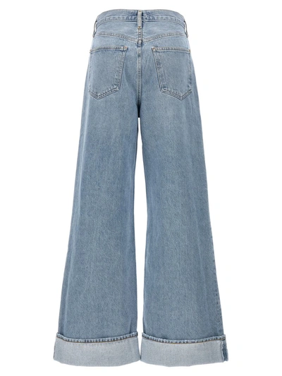 Shop Agolde 'dame' Jeans In Blue