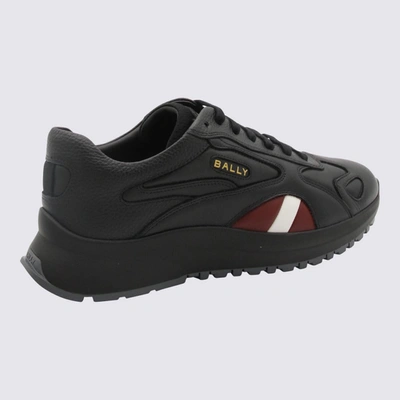 Shop Bally Black Canvas S105 Sneakers