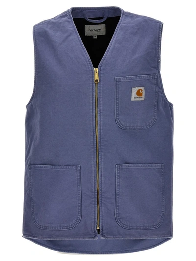 Shop Carhartt Wip 'arbor' Vest In Blue