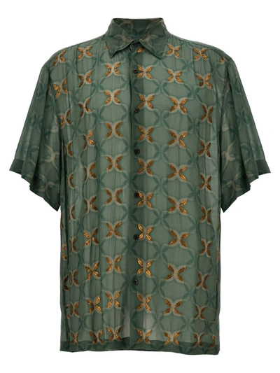 Shop Dries Van Noten 'cassidye' Shirt In Green