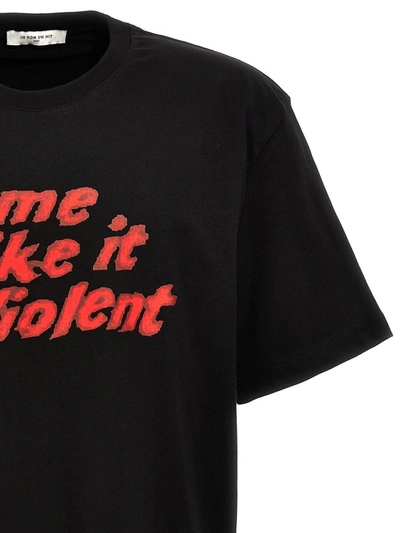 Shop Ih Nom Uh Nit 'some Like It Violent' T-shirt In Black