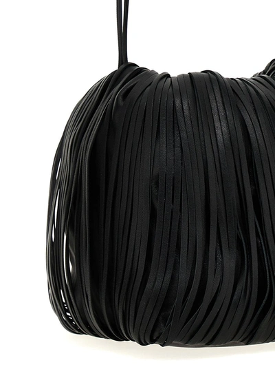 Shop Jil Sander 'dumpling' Crossbody Bag In Black