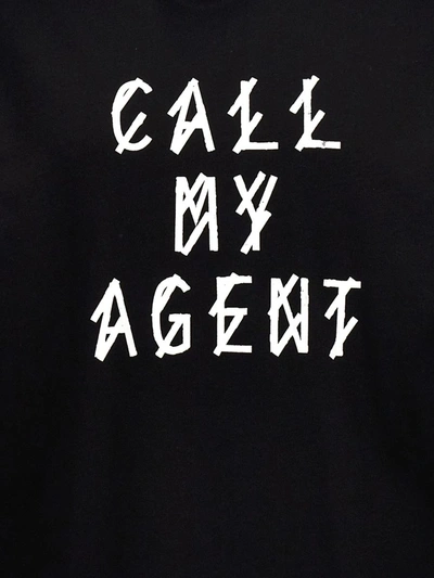 Shop M44 Label Group 'agent' T-shirt In Black