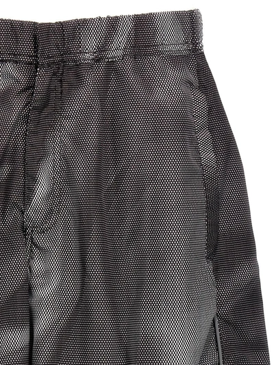 Shop M44 Label Group 'crinkle' Bermuda Shorts In Gray