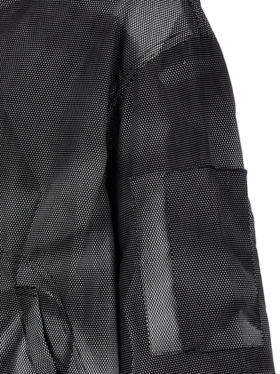 Shop M44 Label Group 'crinkle' Bomber Jacket In Gray