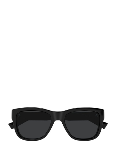 Shop Saint Laurent Eyewear Butterfly Frame Sunglasses In Black