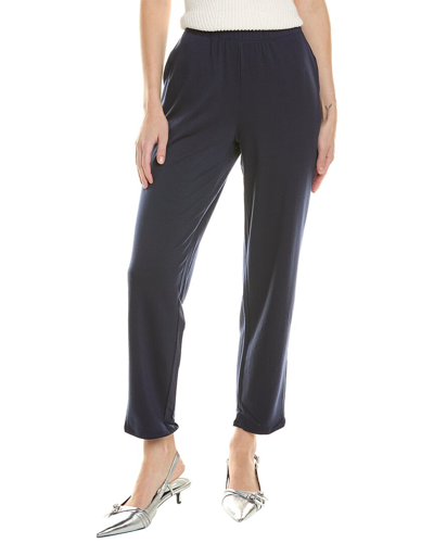 Shop Eileen Fisher Tapered Ankle Pant In Blue