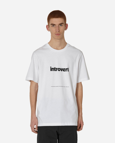Shop Oamc Introvert T-shirt In White