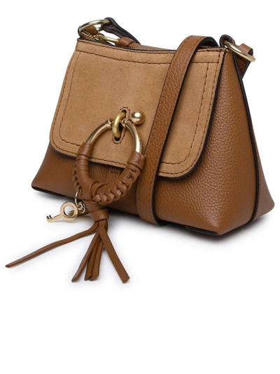 Shop See By Chloé 'joan' Mini Crossbody Bag In Caramel Veneer In Brown