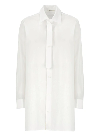 Shop Yohji Yamamoto White Y's Cotton Shirt For Woman