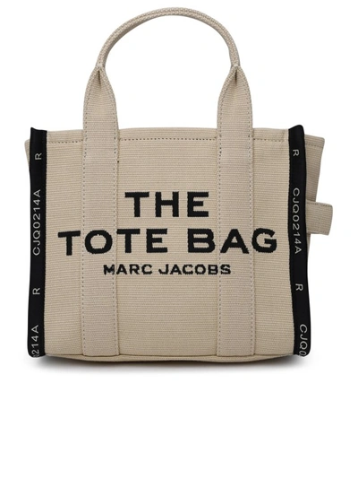 Shop Marc Jacobs (the) Small Cotton Jacquard Bag In Neutrals