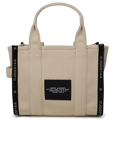 Shop Marc Jacobs (the) Small Cotton Jacquard Bag In Neutrals
