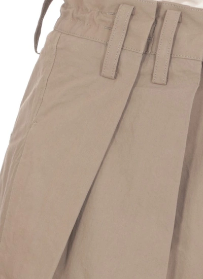 Shop Y's Cotton Trousers In Neutrals