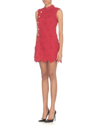 Shop Self-portrait Red Lace Dress