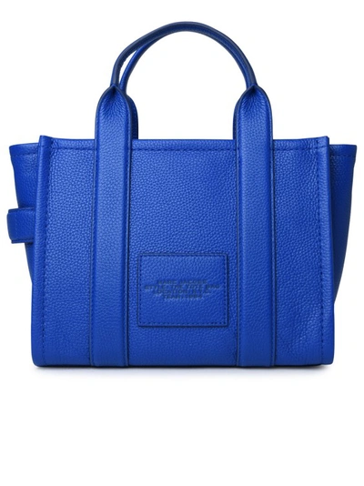 Shop Marc Jacobs (the) Small Tote Leather Bag In Blue
