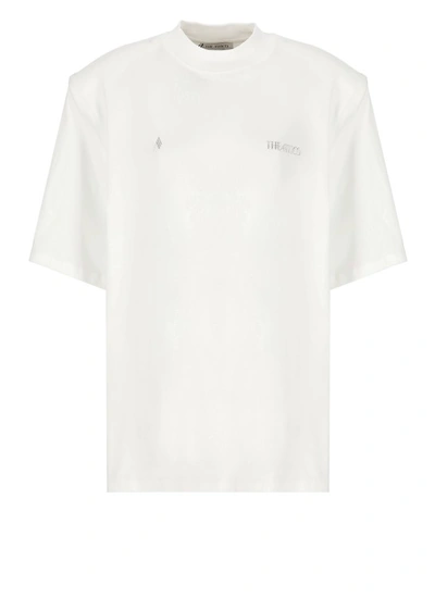 Shop Attico White Cotton T-shirt