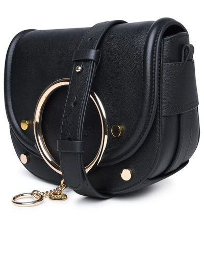 Shop See By Chloé Leather Mara Shoulder Bag In Black
