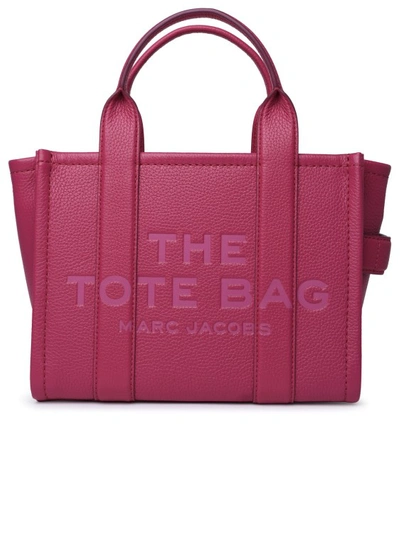 Shop Marc Jacobs (the) Medium Tote Leather Bag In Pink