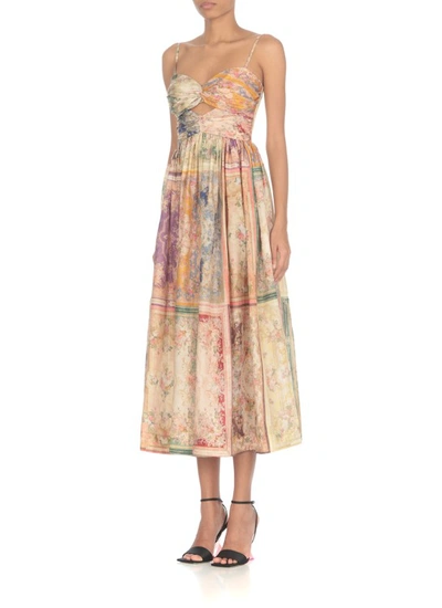 Shop Zimmermann August Dress In Multicolor