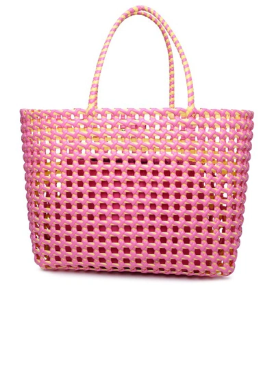 Shop Msgm Basketball Bag In Pink