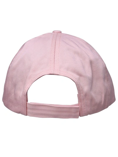 Shop Ganni Pink Cotton Hat