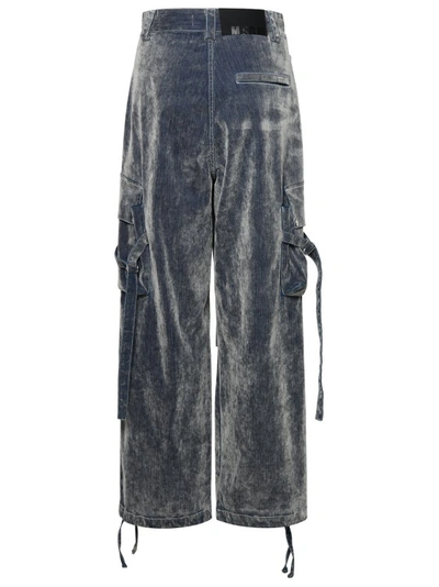 Shop Msgm Cargo Trousers In Grey