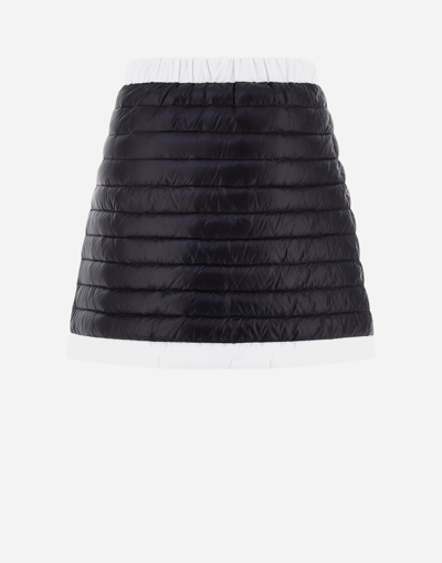 Herno Nylon Ultralight And Ecoage Skirt In Black