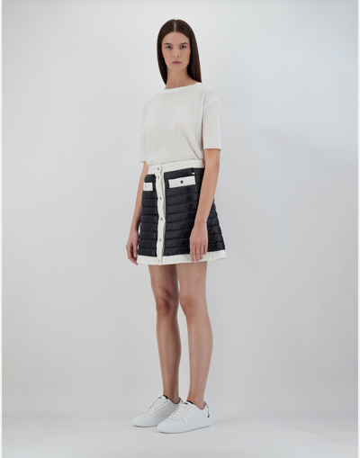 Herno Nylon Ultralight And Ecoage Skirt In Black