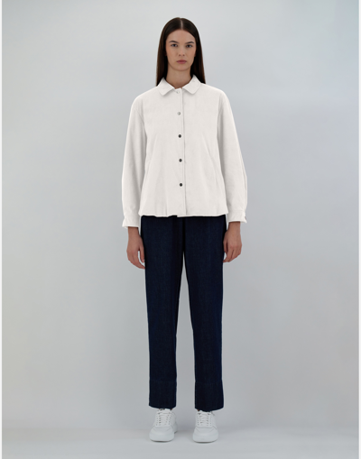 Herno Suede Effect Jacket In Ice