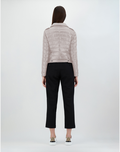 Herno Bomber Jacket In Nylon Ultralight In Grey Pearl
