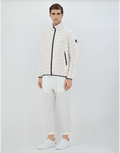 Shop Herno Bomber Jacket In Gloss In White