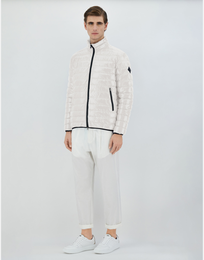 Herno Bomber Jacket In Gloss In White
