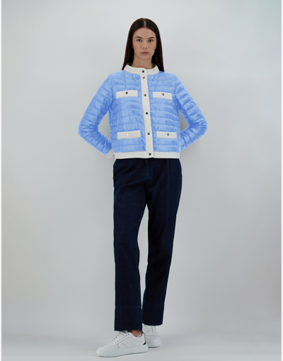 Herno Nylon Ultralight And Ecoage Jacket In Light Blue