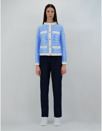Herno Nylon Ultralight And Ecoage Jacket In Light Blue