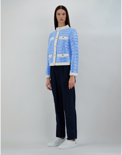 Herno Nylon Ultralight And Ecoage Jacket In Light Blue