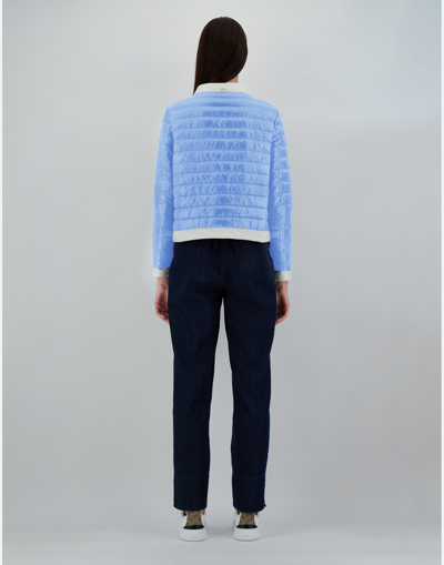 Herno Nylon Ultralight And Ecoage Jacket In Light Blue