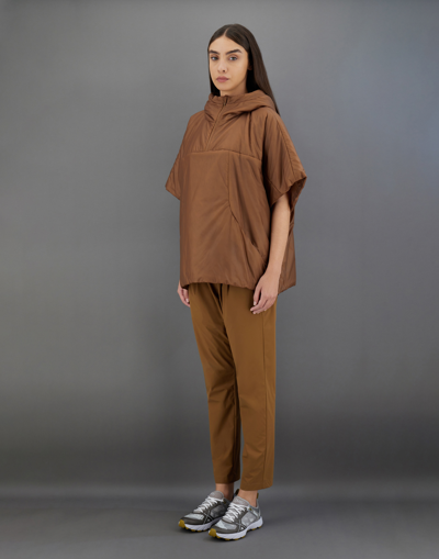 Herno Laminar Anorak In Translucent Ripstop In Tobacco