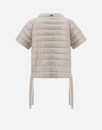 Herno Nylon Ultralight Cape Jacket In Chantilly
