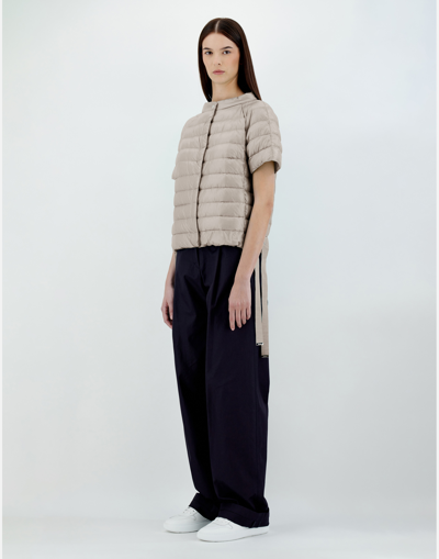 Herno Nylon Ultralight Cape Jacket In Chantilly