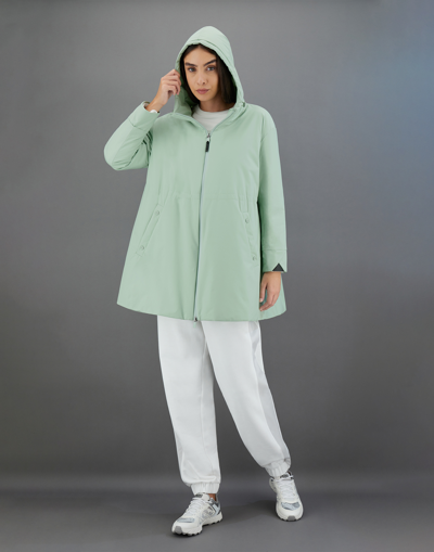 Herno Laminar Parka In Gore-tex Infinium Windstopper In Seafoam Green