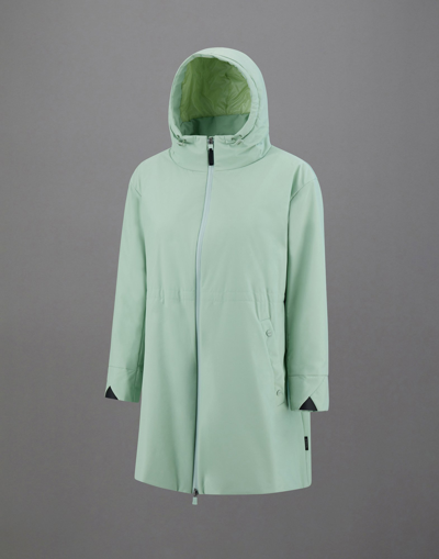 Herno Laminar Parka In Gore-tex Infinium Windstopper In Seafoam Green