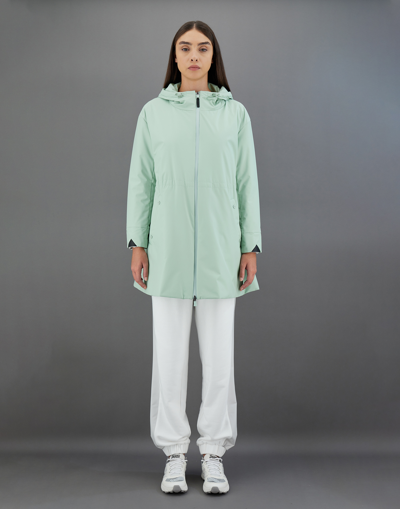 Herno Laminar Parka In Gore-tex Infinium Windstopper In Seafoam Green