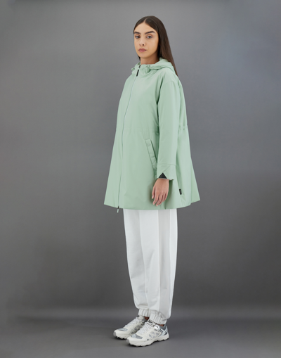 Herno Laminar Parka In Gore-tex Infinium Windstopper In Seafoam Green