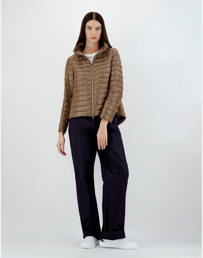 Herno Nylon Ultralight ＆ Techno Taffetà ボンバージャケット In Camel