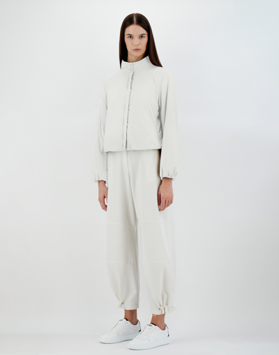 Herno Ecoage Bomber Jacket In White
