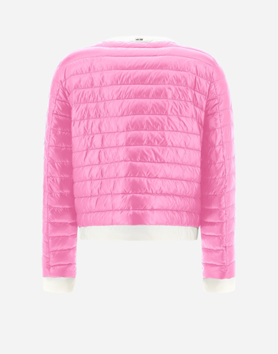 Herno Nylon Ultralight And Ecoage Jacket In Pink