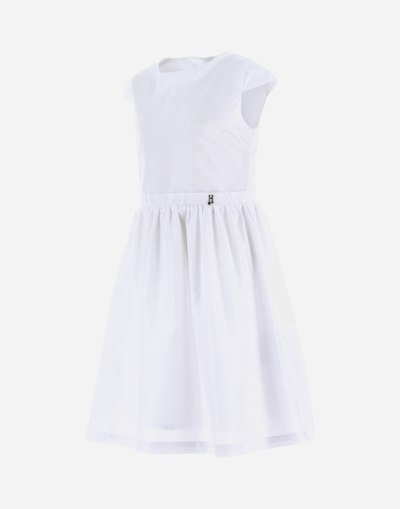 Shop Herno タフタ ドレス In White