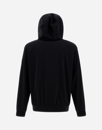 Shop Herno Nylon Jersey Sweatshirt In Black