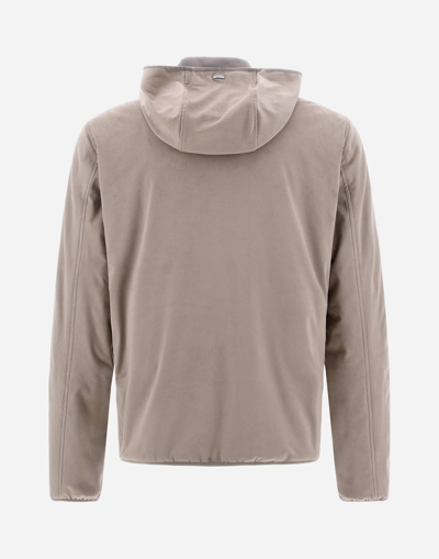 Herno Techno Lux Bomber Jacket In Grey